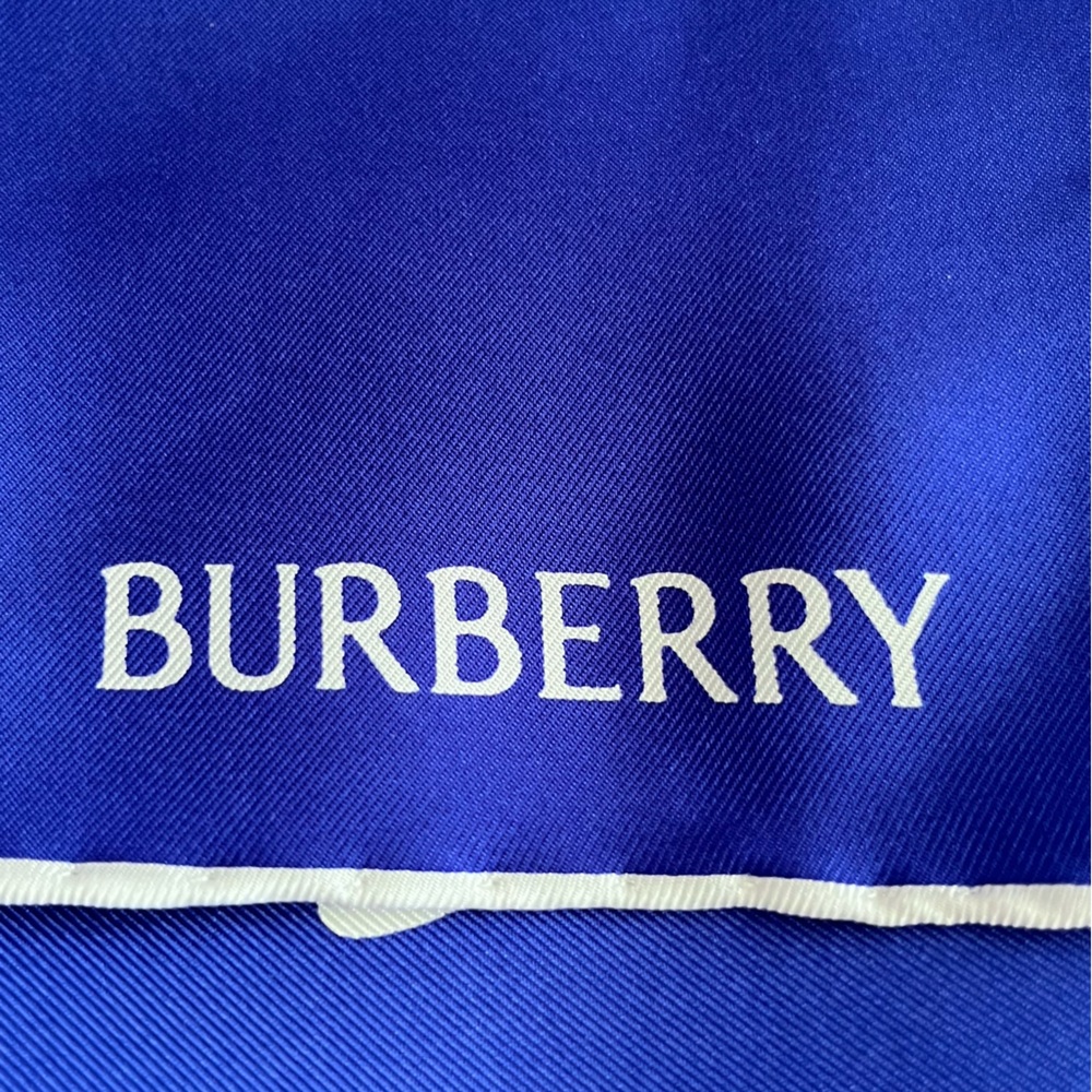 BURBERRY EKD Silk Scarf- Knight - Picture 7 of 10